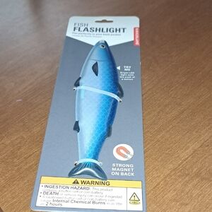Kikkerland Blue Fish-Shaped LED Light/ BUNDLE ONLY